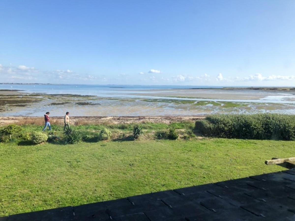 Appartement de 2 chambres a Sarzeau a 100 m de la plage avec vue sur la mer jardin clos et wifi Extérieur photo