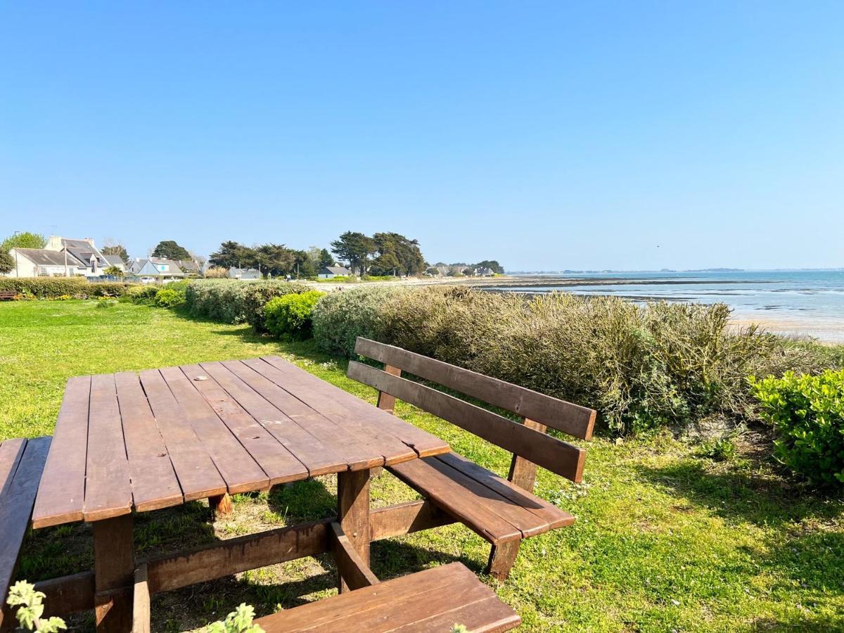 Appartement de 2 chambres a Sarzeau a 100 m de la plage avec vue sur la mer jardin clos et wifi Extérieur photo