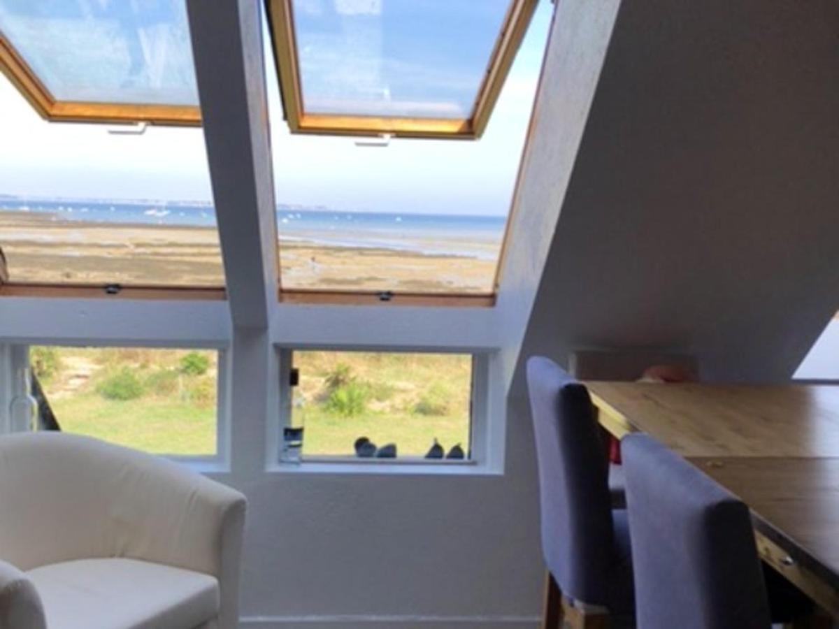 Appartement de 2 chambres a Sarzeau a 100 m de la plage avec vue sur la mer jardin clos et wifi Extérieur photo